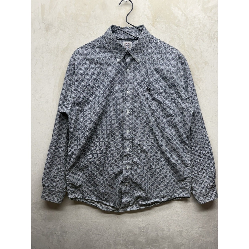 Cinch Shirt Mens Small Western AOP Dress Long Sleeve Button Up Work Cowboy Rodeo